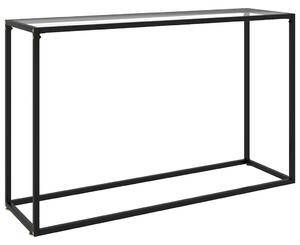 Konzolový stolek průhledný 120 x 35 x 75 cm tvrzené sklo 322815