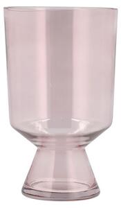 Villa Collection Skleněná váza Drum 15 x 24 cm Pink