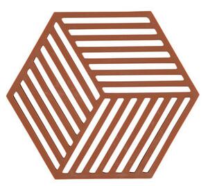 Zone Denmark Silikonová podložka pod horké Hexagon Terracota