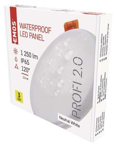 EMOS Lighting LED panel 155mm, kruhový vestavný bílý, 13W neutr. b., IP65 1540111520