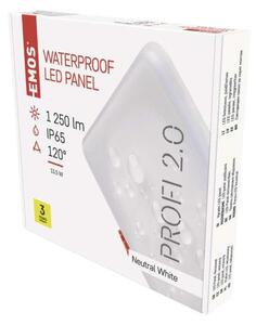 EMOS Lighting LED panel 155×155, čtvercový vestavný bílý, 13W neut.b.,IP65 1540211520