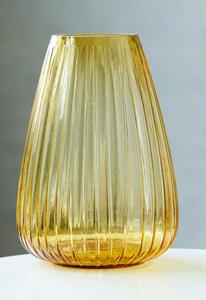 Bitz Skleněná váza Kusintha 22 cm Amber
