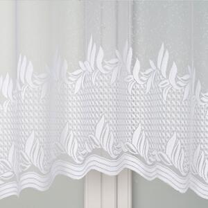 Dekorační oblouková krátká záclona na žabky KAMELIA bílá 310x160 cm MyBestHome