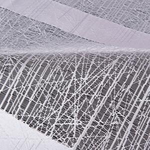 Dekorační vzorovaná záclona na žabky WIKTORIA LONG 200 bílá 200x250 cm MyBestHome