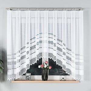 Dekorační oblouková krátká záclona FILOMENA bílá 340x160 cm MyBestHome
