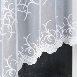 Dekorační oblouková krátká záclona na žabky BAKARO bílá 320x160 cm MyBestHome