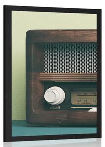 Plakát retro rádio