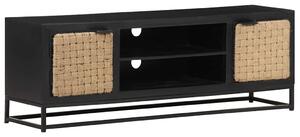 TV stolek 120 x 30 x 40 cm masivní mangovníkové dřevo 323496