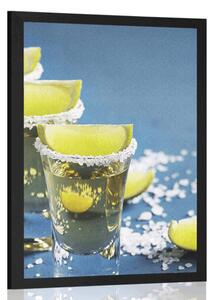 Plakát mexická tequila - 20x30 black