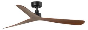 FARO 34197WT- Stropní ventilátor ROCKER M pr. 132 cm hnědá/černá Wi-Fi Tuya + DO