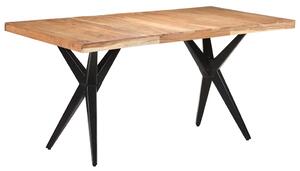 Jídelní stůl 160 x 80 x 76 cm masivní akáciové dřevo 323565