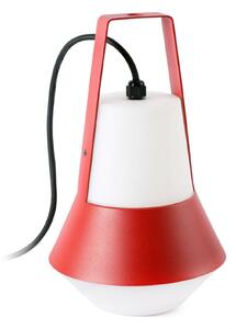 FARO CAT červená přenosná stolní lampa