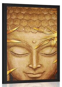 Plakát usmívající se Buddha