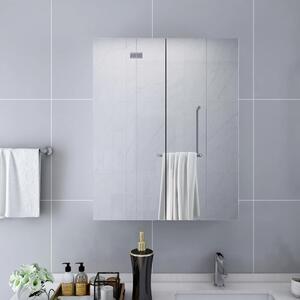 323607 Bathroom Mirror Cabinet White 60x15x75 cm MDF 323607