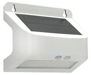 LED Solární nástěnné svítidlo se sen SOLTO LED/6W/3,7V 4000K IP54 2400 mAh bílá