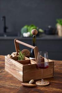Holm Zátka na víno z akáciového dřeva