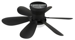 Globo 03625S -LED Stm stropní ventilátor DELORES LED/5W/230V 2700-6500K černá+DO