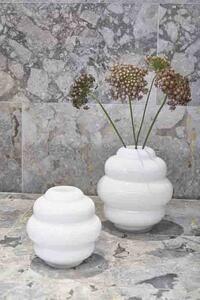 Villa Collection Skleněná váza Bubble 20 x 20,5 cm White