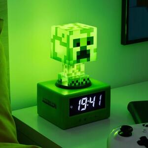 Budík a lampička Minecraft Creeper Paladone 16 cm