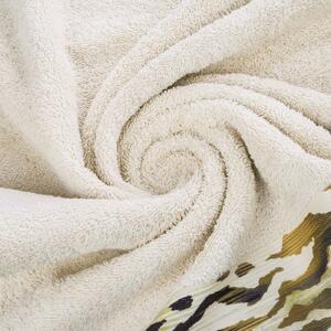 Bavlněný froté ručník s bordurou CECIL 50x90 cm, béžová, 500 gr Eva Minge Varianta: ručník - 1 kus 50x90 cm