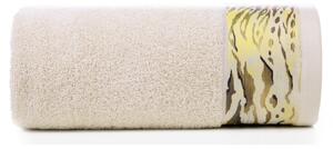 Bavlněný froté ručník s bordurou CECIL 50x90 cm, béžová, 500 gr Eva Minge Varianta: ručník - 1 kus 50x90 cm