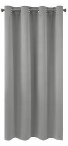 Dekorační krátký závěs "BLACKOUT" zatemňující LOGOS 140x175 cm, stříbrná, (cena za 1 kus) MyBestHome