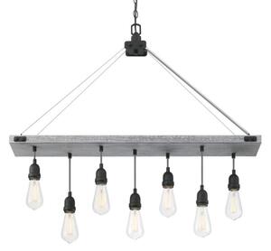 Westinghouse 6116440 - Lustr na řetězu ASHWOOD 7xE27/60W/230V