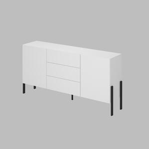 TV stolek/skříňka Kjukon 180 (matná bílá). 1091873