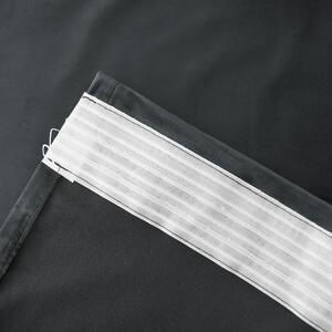 Dekorační velvet závěs AKSAMIT 135x250 cm, tmavě šedá (cena za 1 kus) MyBestHome
