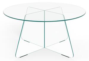 Actona Skleněný konferenční stolek Samos 80 cm čirý