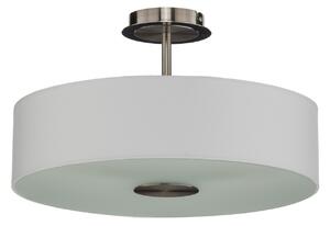 Stropní Lampa Lindby, Josia, stmívatelné, Bílá, Chodba, Tkanina / Textil, Moderní