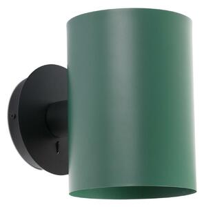 FARO GUADALUPE nástěnná lampa, černá/zelená