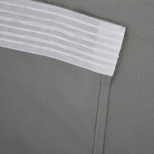 Dekorační závěs s řasící páskou AURORA černá 145x250 cm (cena za 1 kus) MyBestHome