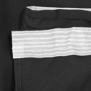 Dekorační závěs s řasící páskou LIVIA tmavě šedá 145x250 cm (cena za 1 kus) MyBestHome