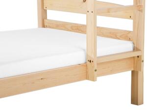 Patrová postel 90 cm Respond (s roštem) (světlé dřevo). 1007448