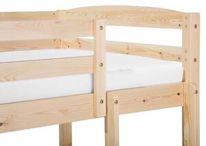 Patrová postel 90 cm Respond (s roštem) (světlé dřevo). 1007448