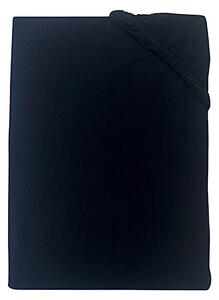 Prostěradlo jersey černá TiaHome - 70x140cm