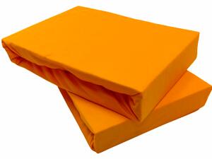 Prostěradlo jersey oranžová TiaHome - 200x220cm