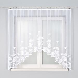 Dekorační oblouková krátká záclona ARALIA 160 bílá 300x160 cm MyBestHome