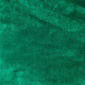 Dekorační jednobarevný velvet závěs s řasící páskou MY BEST 140x270 cm, zelená (cena za 1 kus) MyBestHome