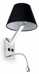 FARO MOMA nástěnná lampa, černá
