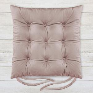 Sedák na židli BORNEO růžová 40x40 cm (cena za 1 kus) Mybesthome