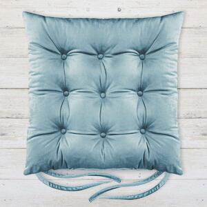 Sedák na židli BORNEO modrá 40x40 cm (cena za 1 kus) Mybesthome
