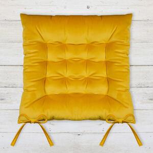 Sedák na židli SUMATRA hořčicová/mustard 40x40 cm (cena za 1 kus) Mybesthome