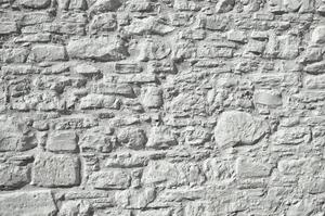 Fototapeta šedá stěna z kamene