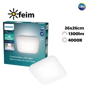 Philips 8720169195479 Mauve CL270 EC SQ stropní svítidlo LED 260x260mm 12W/1300lm 4000K bílá