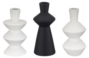 VÁZA, keramika, 12/14/12.5 cm Ambia Home - Keramické vázy