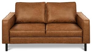 DVOUMÍSTNÁ POHOVKA, světle hnědá, pravá kůže Livetastic - Pohovky, Online Only