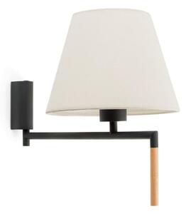 FARO RON nástěnná lampa, tmavě šedá/béžová