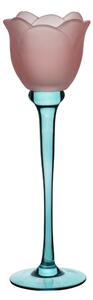 Mondex Svícen Julietta 27 cm modrý/růžový